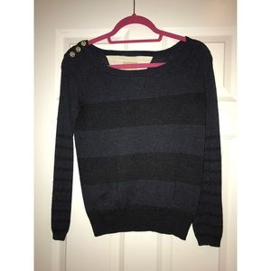 Wilfred Free blue and black sweater